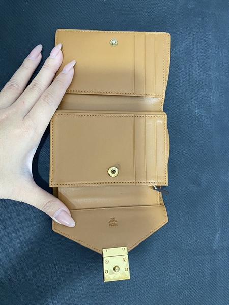 Ví MCM nhỏ nâu +