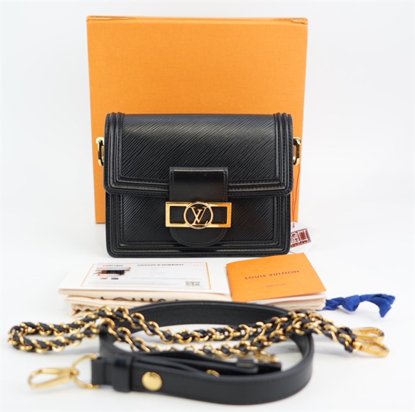 Túi LV đen khóa vàng sz 20cm +