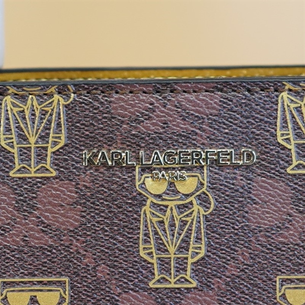 Túi Xách Karl Lagerfeld Nâu Hình Người KG+