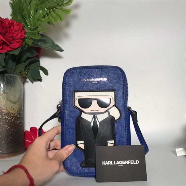 Túi Karllagerfeld xanh dương KG+