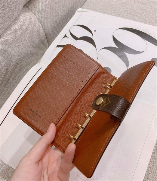 Ví LV ô vuông nâu +