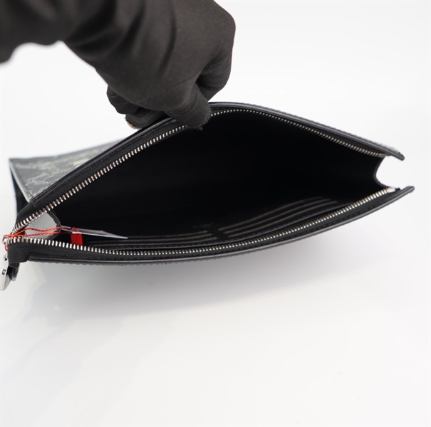 Túi LV clutch đen KG+