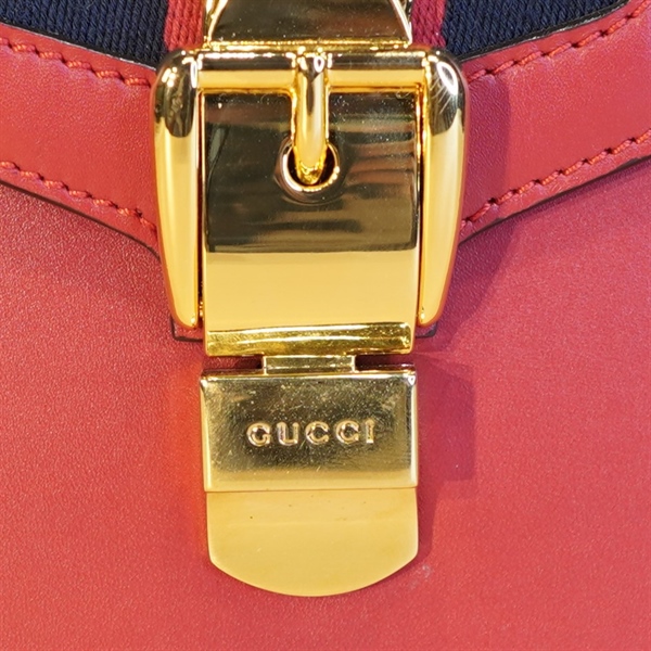 Túi xách GG đỏ phối sọc xanh đen KG+