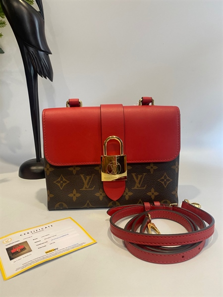 Túi LV ổ khóa đỏ KG+
