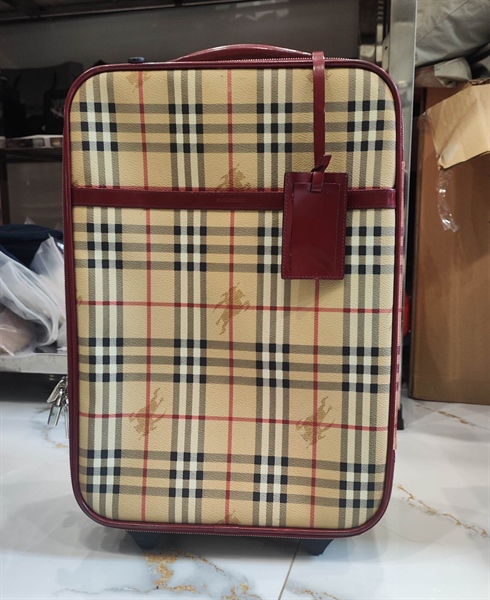 Vali BBR nâu viền đỏ +