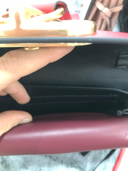 Túi Valentino Đỏ Đen+