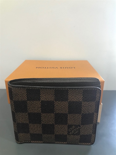 Ví LV Ô Vuông Nâu Vàng+