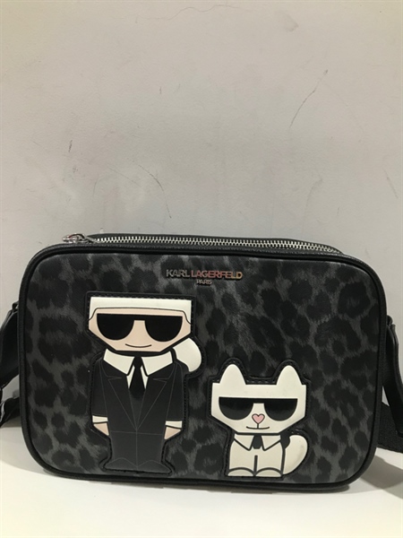 Túi Karl Lagerfeld Đen Báo KG+