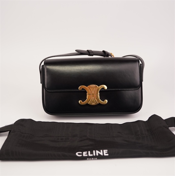 Túi Celine kẹp nách màu đen +