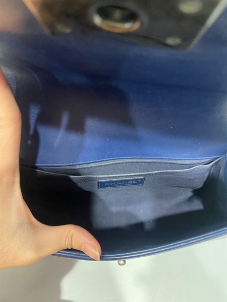 Túi CC 2 màu xanh KG+