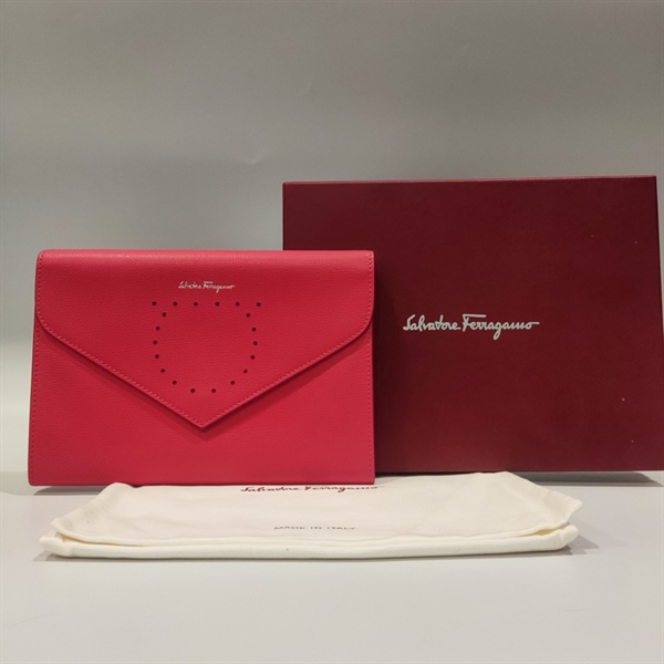 Túi Salvatore Ferramor Clutch đỏ
