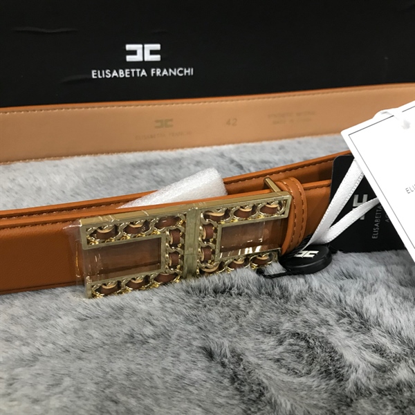 Thắt Lưng Nữ Elisabetta Franchi Vàng Bò KG+