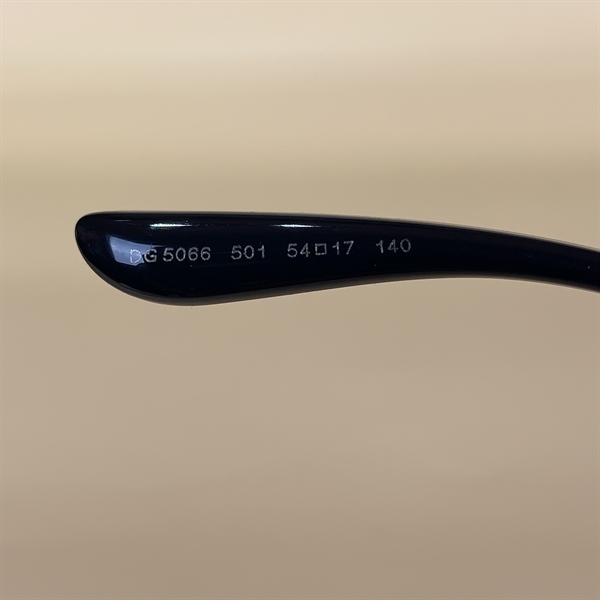 Kính gọng cận đen D&G logo đen KG+