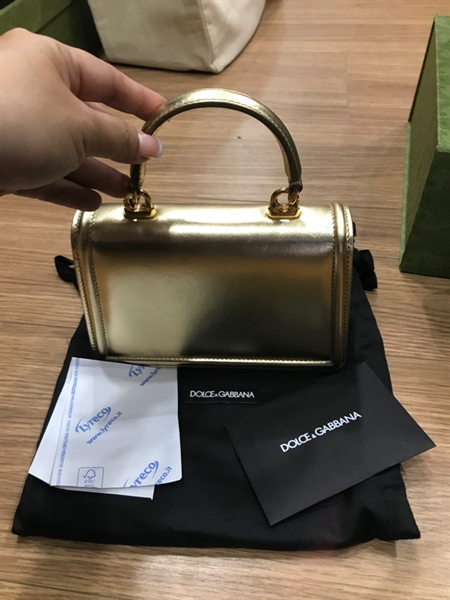 Túi xách D&G vàng +
