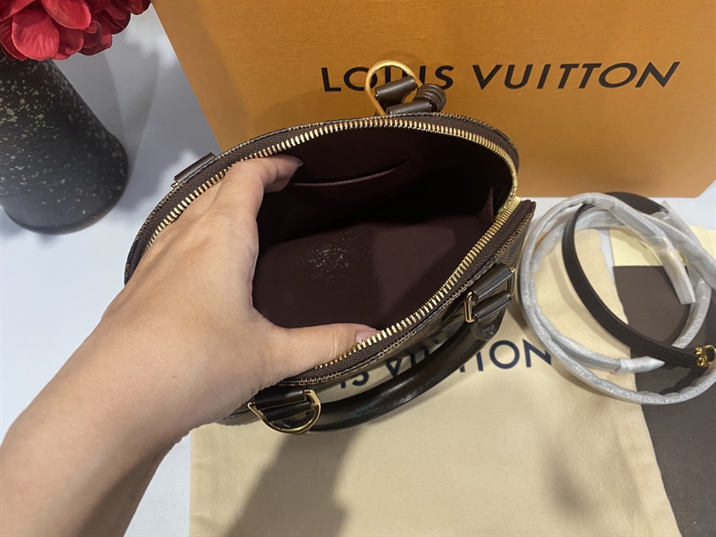 Túi LV Alma caro nâu +