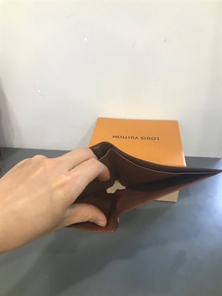 Ví LV Gập Đôi LV Hoa Nâu+
