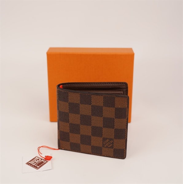 Ví LV ô vuông nâu +