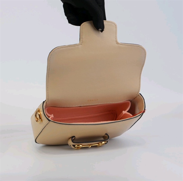 Túi GG 1955 trơn nude 2 strap KG+