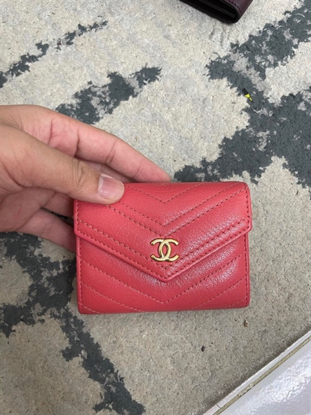 Ví Chanel Card Holder Hồng+