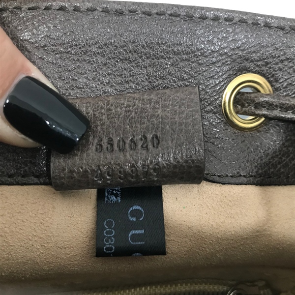 Túi nano nóe GG Xám Nâu +