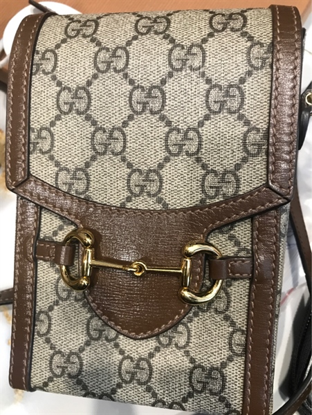 Túi GG Phone 1955 nâu