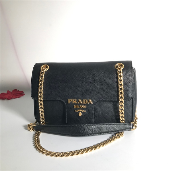 Túi Prada đen KG+