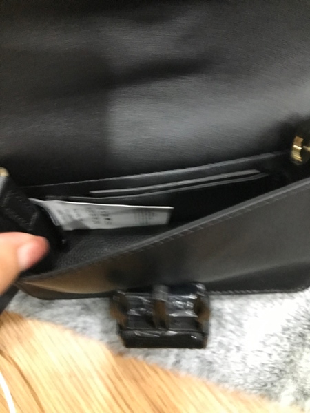 Túi xách Versace đen 17cm KG+