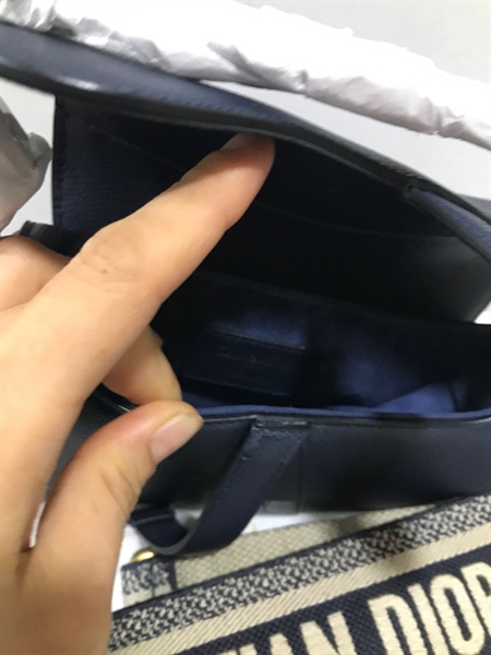 Túi Yên Ngựa Dior Xanh Đen+