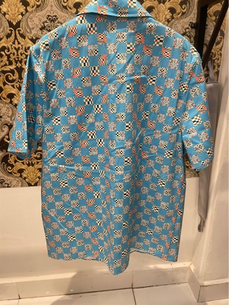 Áo sơ mi LV xanh KG+