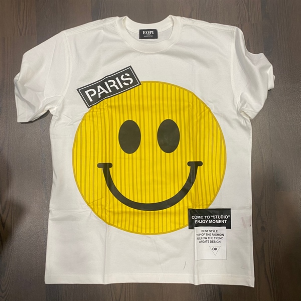 Áo thun Eopi mặt cười Trắng KG+