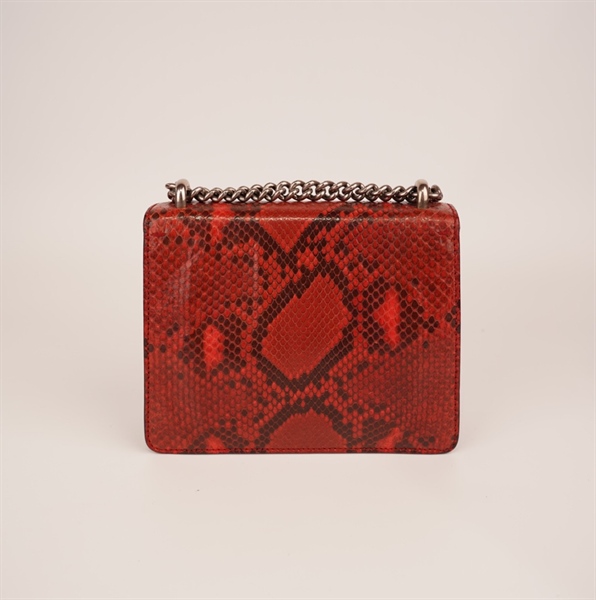 Túi GG đầu rồng da đỏ +