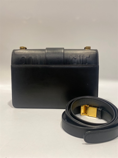 Túi Dior đen khóa vàng KG+