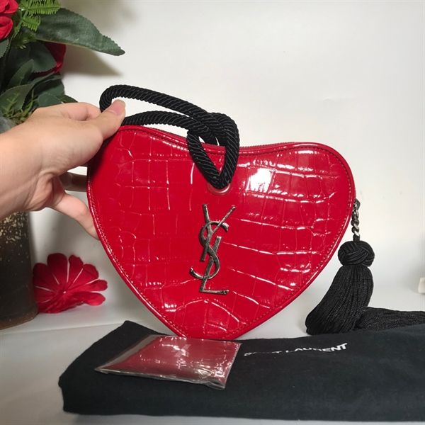 Túi YSL trái tim đỏ KG+
