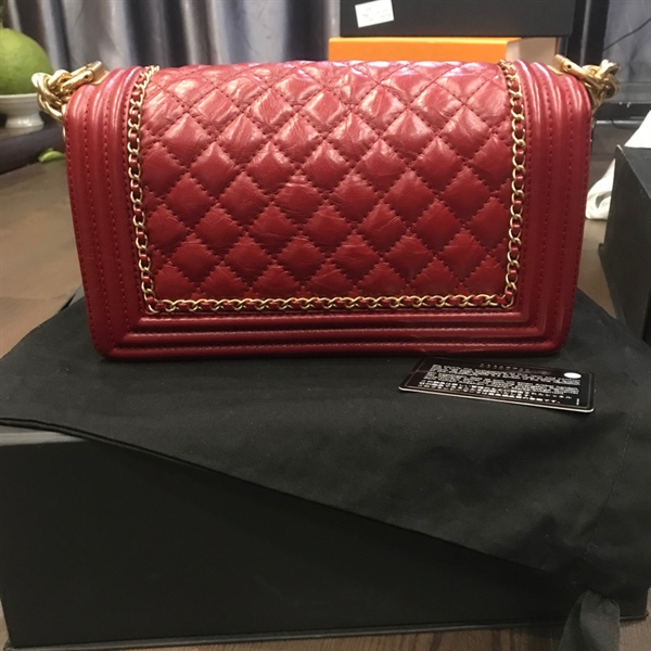 Túi CC classic đỏ KG+