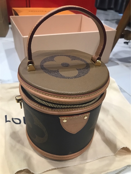 Túi LV Cannes hoa nâu +