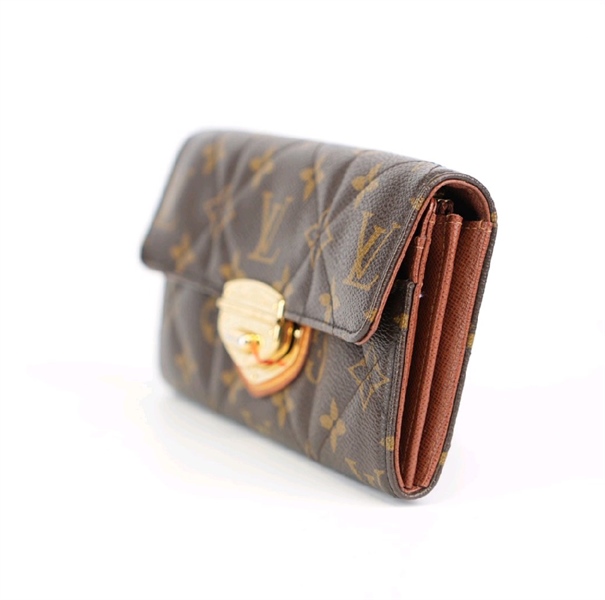 Ví LV Monogram hoạ tiết hoa nâu KG+