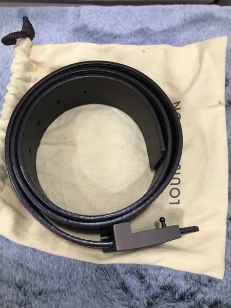 Thắt lưng LV Ô Vuông Nâu+