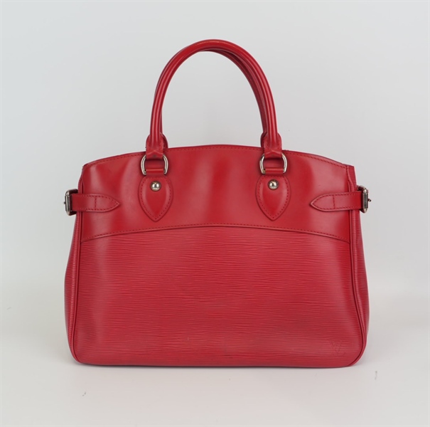 Túi LV xách tay vân đỏ 32cm +