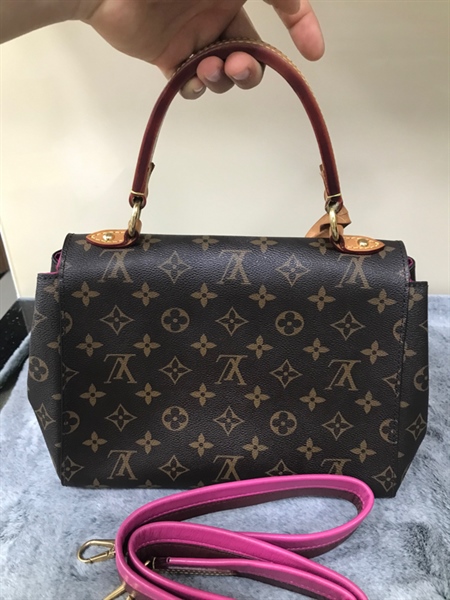 Túi LV Cluny Hoa Nâu lòng Hồng+