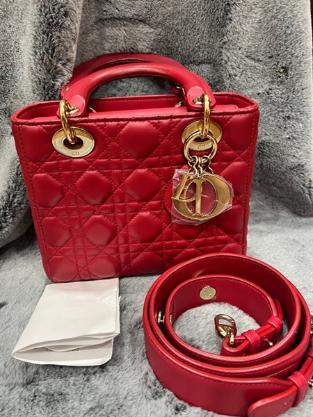 Túi dior lady đỏ+