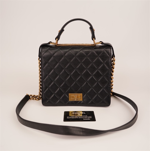 Túi Chanel dáng đứng đen (17248238) KG+