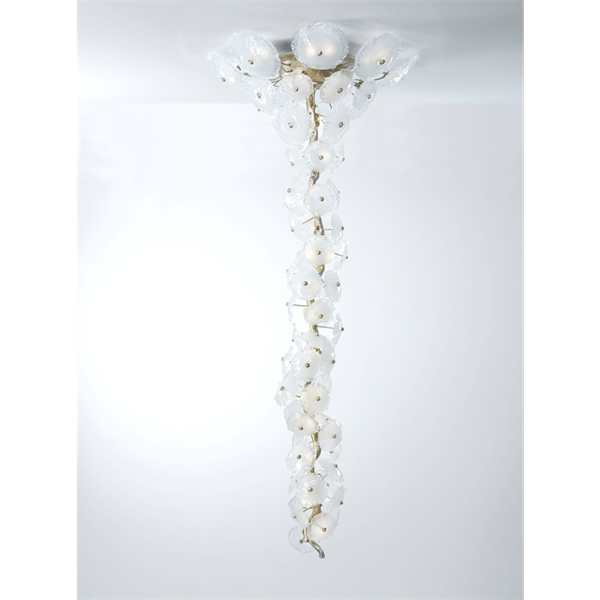 Đèn thả thông tầng Nenufar | Đồng, Thuỷ tinh