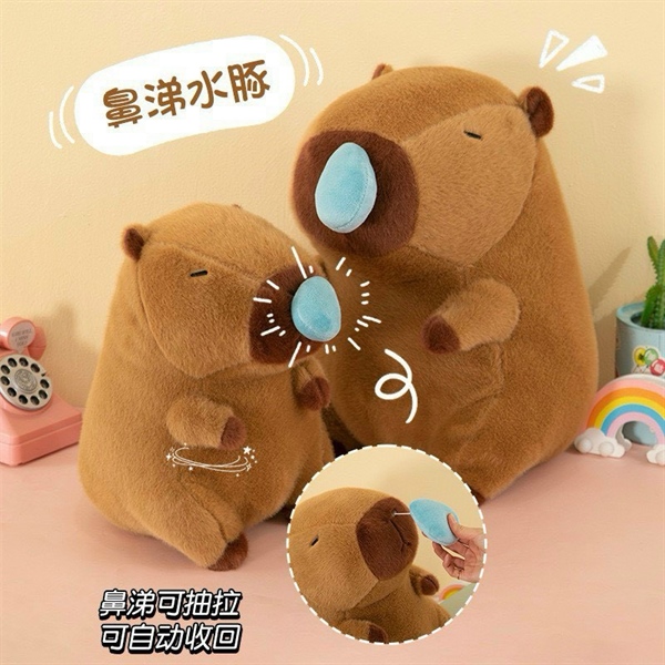 Chuột lang Capybara sổ mũi - màu NÂU