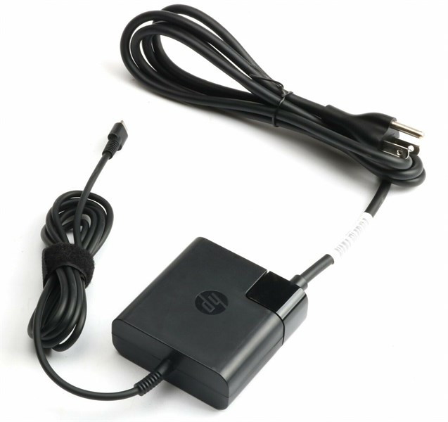 Adaptor HP 65w type C vuông zin theo máy