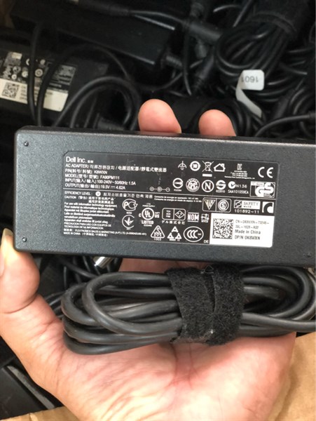 Adaptor Dell 90w kim lớn vuông zin theo máy