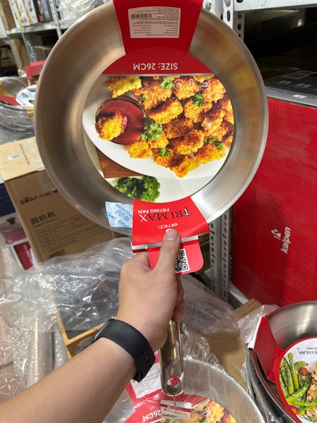 Chảo inox 304 đáy đúc liền khối không phủ chống dính Elmich 26cm EL3739MAX