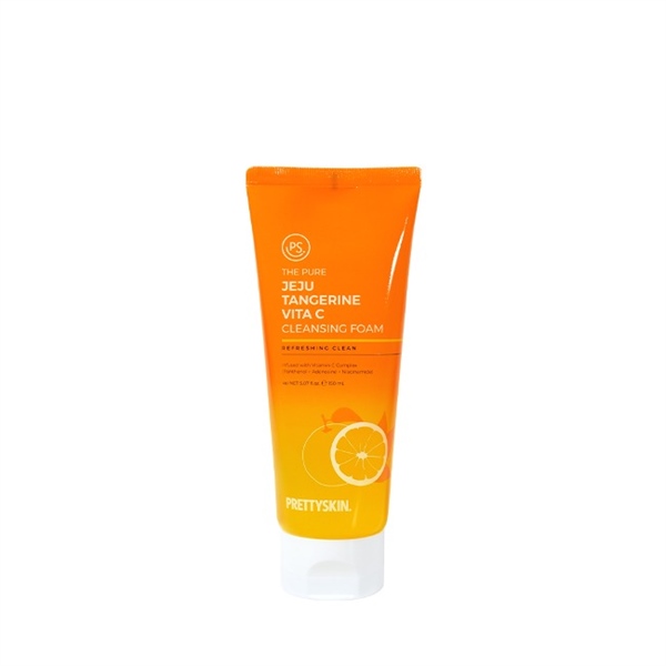 Sữa Rửa Mặt Vitamin C The Pure Jeju Tangerine Vita C Cleansing Foam 150ml