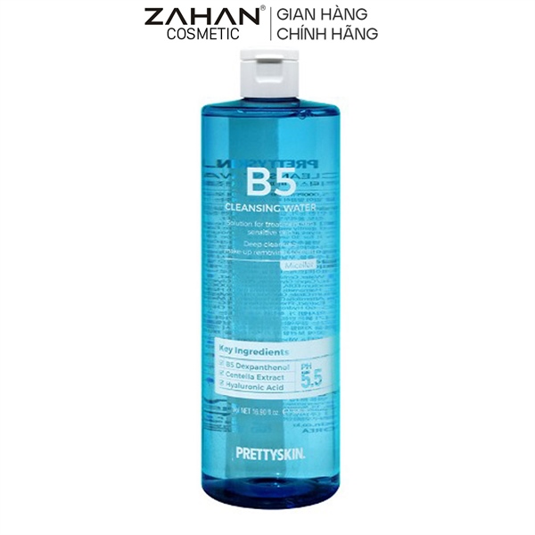 Nước tẩy trang B5 Cleansing Water Prettyskin 500ml