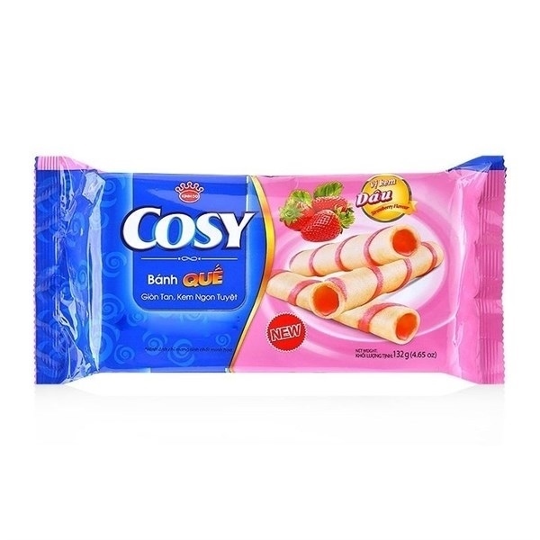 BÁNH QUẾ VỊ KEM DÂU 132G