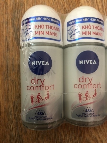 LĂN KHỬ MÙI NIVEA DRY COMFORT KHÔ THOÁNG MỊN MÀNG NGĂN MÙI 48H 50ML